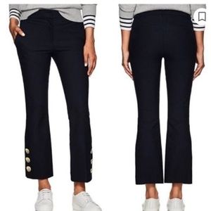Derek Lam 10 Crosby Pants with Gold Buttons
